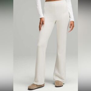 Lululemon Brushed Softstreme Ribbed Zip Flared Pant